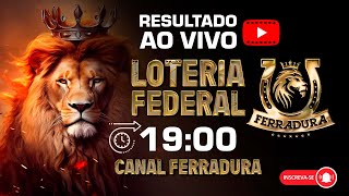 Resultado ao vivo jogo do bicho Loteria FEDERAL 5923 2711 é na Ferradura ao Vivo [upl. by Narud]