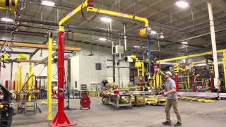 Articulating Jib Crane Performance  Givens Engineering [upl. by Bohner]