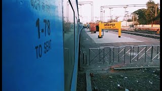 12001 Bhopal Shatabdi Arriving Lalitpur [upl. by Betteann]