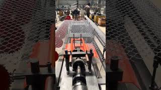 single wire chain link fencing 2525 mm box making machine [upl. by Alanson]