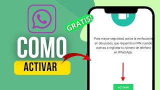 Como Activar la Verificacion en Dos Pasos Whatsapp Paso a Paso 2024 [upl. by Mailli219]