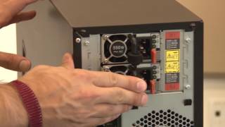 ThinkSystem ST550 installing a hotswap power supply [upl. by Licna243]