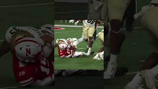 ROUGHING THE PASSER  ARE YOU KIDDING ME  Colorado vs Nebraska [upl. by Orji]