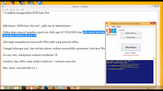 Tutorial Cara Mengaktivasi WindowsOffice Dengan KMSAUTO NET [upl. by Tannie278]