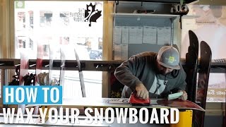 How To Wax Your Snowboard [upl. by Gine893]