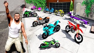 Collecting QUINTILLIONAIRE SUPER BIKES in GTA 5 [upl. by Ellered]