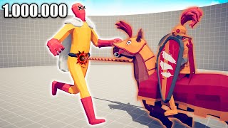 1000000 DAMAGE ELITE JOUSTER vs UNITS  TABS  Totally Accurate Battle Simulator 2024 [upl. by Gula]