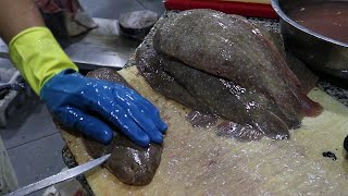 BEST SOLE FISH SKINNING SKILLS [upl. by Rombert21]