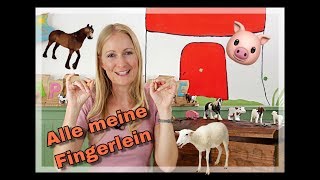 🖐🏻 Alle meine Fingerlein  Fingerspiele für Kinder I Kita Spiele I Fingerspiel mit Tieren I [upl. by Benedicta]