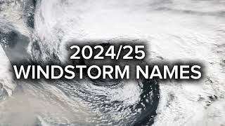 202425 windstorm names and summery of last windstorm season [upl. by Arenahs]