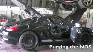 TPC Racing 596 HP 9872 PDK Cayman Turbo with Methanol Injection and NOS [upl. by Vannie]