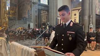 Carabinieri Virgo Fidelis Copyright Agenzia Fotocronache Germogli [upl. by Enimzaj]