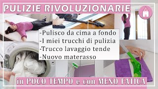 PULIZIE DI CASA RIVOLUZIONARIE  PULIZIA RAPIDA TIPS AND TRICKS  EMMA MATERASSO [upl. by Eneladgam]