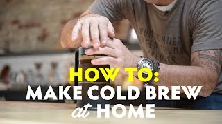 How To Make Cold Brew at Home [upl. by Ahsirt]