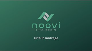 Urlaubsanträge  Noovi Onboarding [upl. by Marcelline]