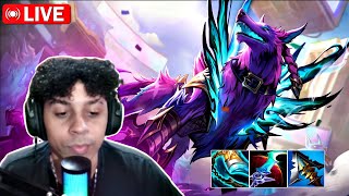 🔴MONO GAREN 1M MAESTRIA Subindo jogando de NAAFIRI top ao VIVO em LEAGUE OF LEGENDS🔴 [upl. by Attenyt]