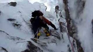 Winter climbng on Fluted Buttress Direct 31st March 2008 [upl. by Alec779]