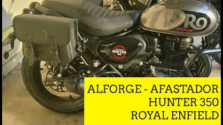 ALFORGE E AFASTADOR PARA HUNTER 350  ROYAL ENFIELD [upl. by Anerual]