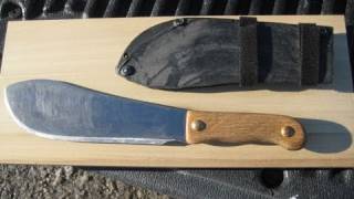 Wolverine Survival Knife Review custom machete [upl. by Fineberg758]