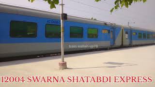 12004 NDLSLKO SHATABDI EXPRESS SHANDAR HONKING trending traintravel indianrailways travel [upl. by Thacker]