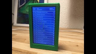 Public Transport Departure Monitor with Raspberry Pi Zero W [upl. by Yelsek]