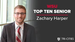 WSU Top Ten Senior  WSU TriCities student Zachary Harper [upl. by Natalee774]