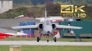 4K AMX International T Italian Air Force MM55043 departure at Airpower 2022 AirShow Zeltweg LOXZ [upl. by Charron981]