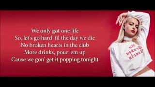 Bebe Rexha Ft Nicki Minaj No Broken Hearts Lyrics [upl. by Yurt]