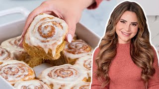 AMAZING Cinnamon Rolls Recipe Pumpkin Spice [upl. by Kanor]