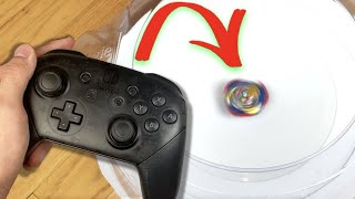 Battling REMOTE CONTROLLED Beyblades [upl. by Olnton]