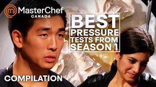 Best MasterChef Canada Pressure Tests From Season 1  MasterChef World [upl. by Ailekat366]