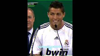 Cristiano Ronaldos Most ICONIC Presentation cr7 shorts legacy sad cristianoronaldo mbappe [upl. by Elik]