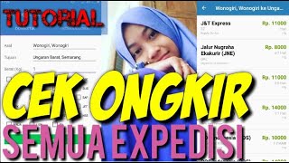 CARA CEK ONGKIR SEMUA EXPEDISI DIJAMIN AKURAT  SARILARAS [upl. by Nnayllas]