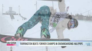 Snowboard sees new champion in womens halfpipe too [upl. by Dam]