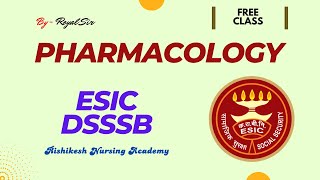 ESIC  Pharmacology short Review esic dsssb sgpgi [upl. by Antoinette]