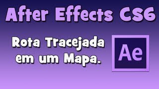 Adobe After Effects  Como Criar uma Rota Tracejada em um Mapa HD [upl. by Goulette519]