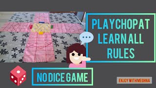 how to play Chaupar board gameancient living Pachisiindian ludoindian board game [upl. by Obola251]