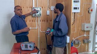 How to do a Insulation Resistance Test on a Single Phase Installation [upl. by Ayarahs]