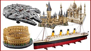 COMPILATION TOP 5 Biggest LEGO sets of All Time  Speed Build for Collectors  Titanic  Colloseum [upl. by Michi]