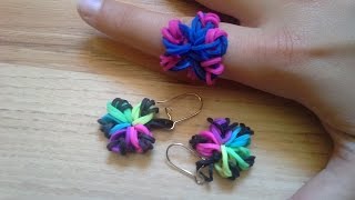 Comment faire une bague ou une boucle doreille en élastique sans machine [upl. by Tiana]