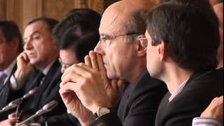 Gilles de Robien  rencontre avec Alain Juppé et les ambassadeurs de lOIT  29 mars 2012 [upl. by Aiciled]