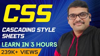 LEARN CSS IN 3 HOURS  CASCADING STYLE SHEETS FOR BEGINNERS [upl. by Euell902]