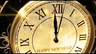 Happy New Year CLOCK 2020  v 473  Original Countdown Timer with Sound Effects  Voice 4K [upl. by Ahsitil]