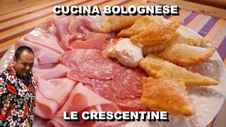 LE CRESCENTINE BOLOGNESI o a Modena Gnocco Fritto a Parma Torta Fritta [upl. by Nueoras]