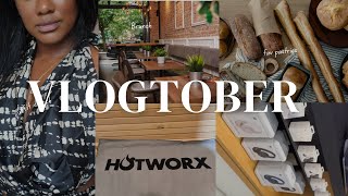 VLOGTOBER  Hotworx after 1 year Brunch with Friends Married Life [upl. by Gurolinick]