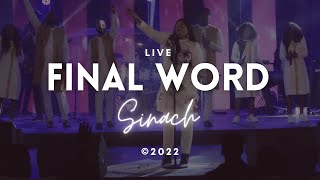 FINAL WORD  SINACH  Live Ministration with Lyrics [upl. by Kristen]