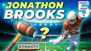 Dear Jonathon Brooks are you a HAMMER 🔨Dynasty Rookie Draft Value  Dynasty Football 2024 [upl. by Aisorbma]