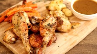 Roast Chicken Recipe  Indian Style  Chicken Starter Recipe  Curries And Stories With Neelam [upl. by Kitty792]