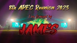 8th APEC Reunion 2023  Pabna Cadet College  Live Concert by James [upl. by Mcnair49]