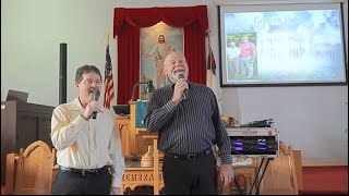 NevinSings Rally Day 2023 at HaysGrove Church Newville with George Farling Jr absent Tim and Gary [upl. by Haberman]